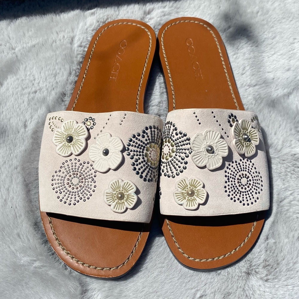 Coach Leather Sandals